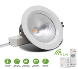 Đèn LED Âm trần Downlight COB 110/12W (Điều khiển bằng Remote) D AT14L 110/12W.RF RẠNG ĐÔNG