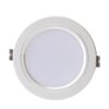 Đèn LED Âm trần downlight đổi màu 7W Viền Bạc AT10 ĐM 90/7W RẠNG ĐÔNG 2