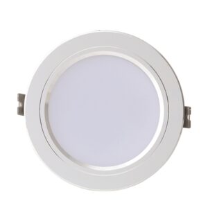 Đèn LED Âm trần downlight đổi màu 7W Viền Bạc AT10 ĐM 90/7W RẠNG ĐÔNG