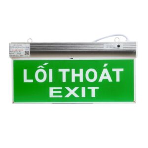 Đèn LED Exit Chỉ dẫn 1 mặt 2W D CD01 40x20/2.2W RẠNG ĐÔNG