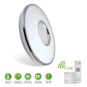 Đèn LED ốp trần 490/40W - điều khiển bằng Remote D LN19L 490/40W.RF RẠNG ĐÔNG