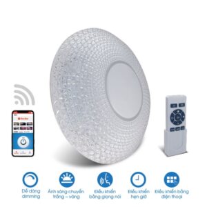 Đèn LED ốp trần thông minh wifi 48w LN18.WF.IR 500/48W RẠNG ĐÔNG