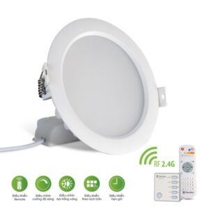 Đèn LED Âm trần Downlight 90/7W - Remote D AT16L 90/7W.RF RẠNG ĐÔNG