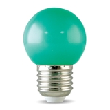 Bóng đèn LED BULB tròn 1W màu xanh lá A45G 1W RẠNG ĐÔNG