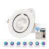 Đèn LED Âm trần Downlight Xoay góc 100/9W AT18.BLE 100/9W RẠNG ĐÔNG 1