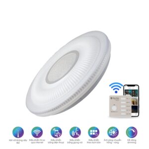 Đèn LED ốp trần 500/40W Bluetooth LN21.BLE 500/40W RẠNG ĐÔNG