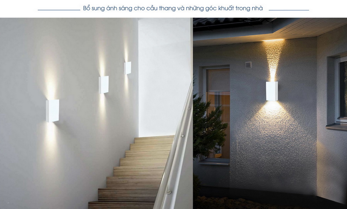 Đèn LED ốp tường đổi màu LN18 ĐM 83x60/6W RẠNG ĐÔNG 195