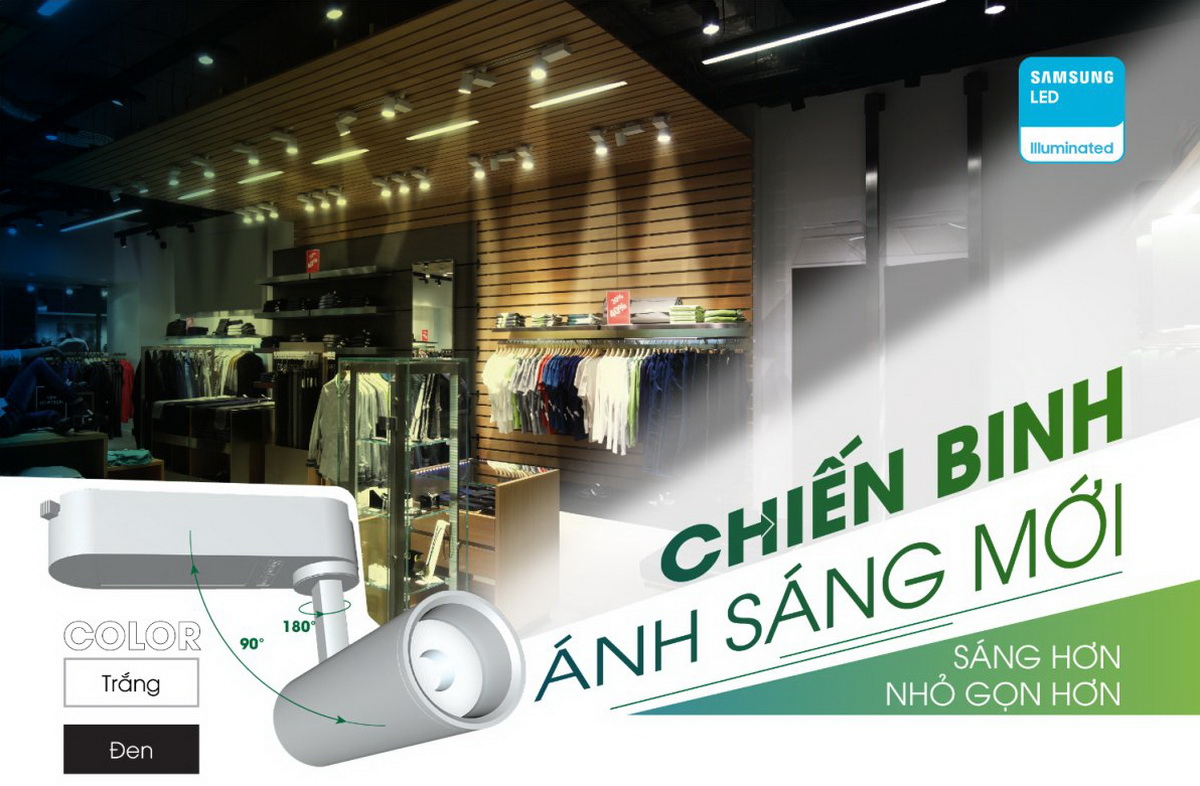 Đèn LED Tracklight 30W TRL05 30W RẠNG ĐÔNG 4